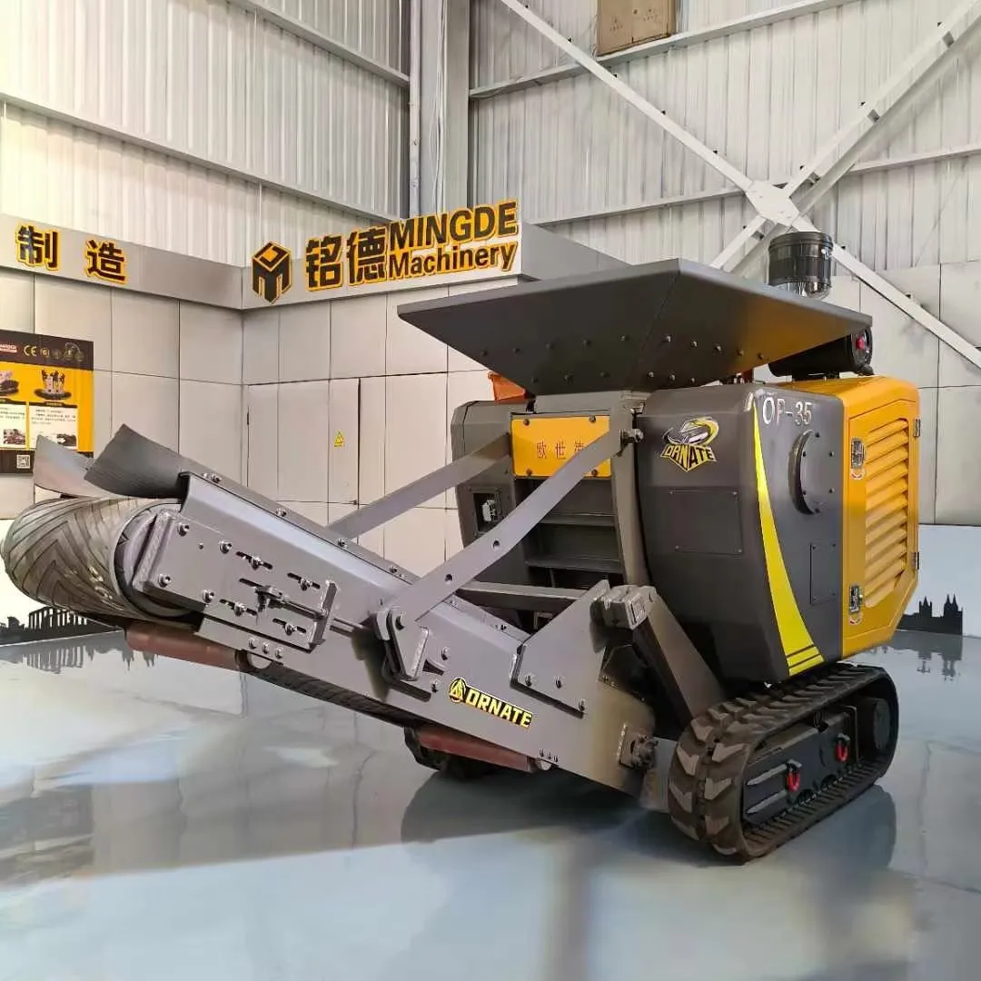 Portable Mini  Mobile Jaw Crusher Plant, Long Service Life for Ore Mining Construction Limestone