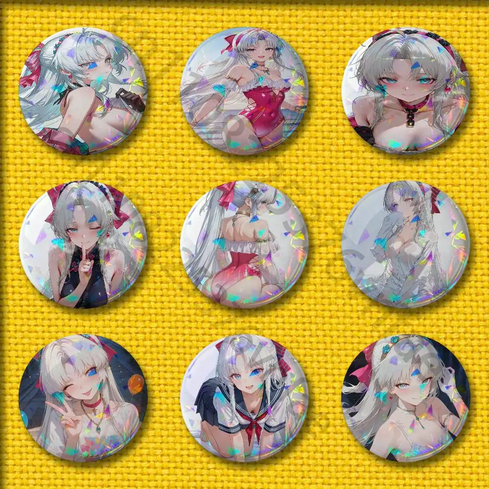 

Carlotta W-Wuthering Waves Badges 75mm 25mm 44mm 32mm 58mm Round Pin Brooch Souvenir Clothes Cosplay Gift Accessories