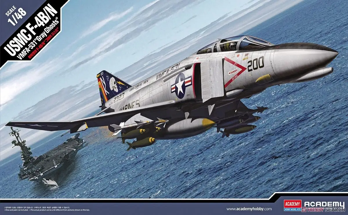 

Academy 12315 1/48 F-4B/N PhantomII `VMFA-531 Gray Ghosts` (Plastic model)