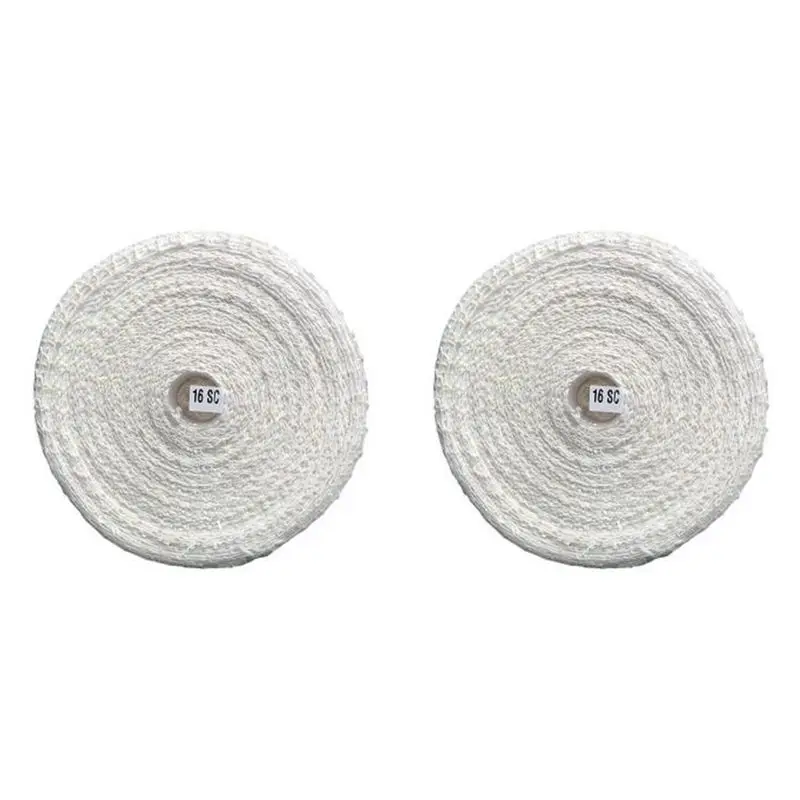 2Pcs Kitchen Bag Barbecued Pork Net Braided Hoof Rack Rope Cord Cotton Replacement Rope Sleeve Packaging Net Set,5 Meter-ABPP