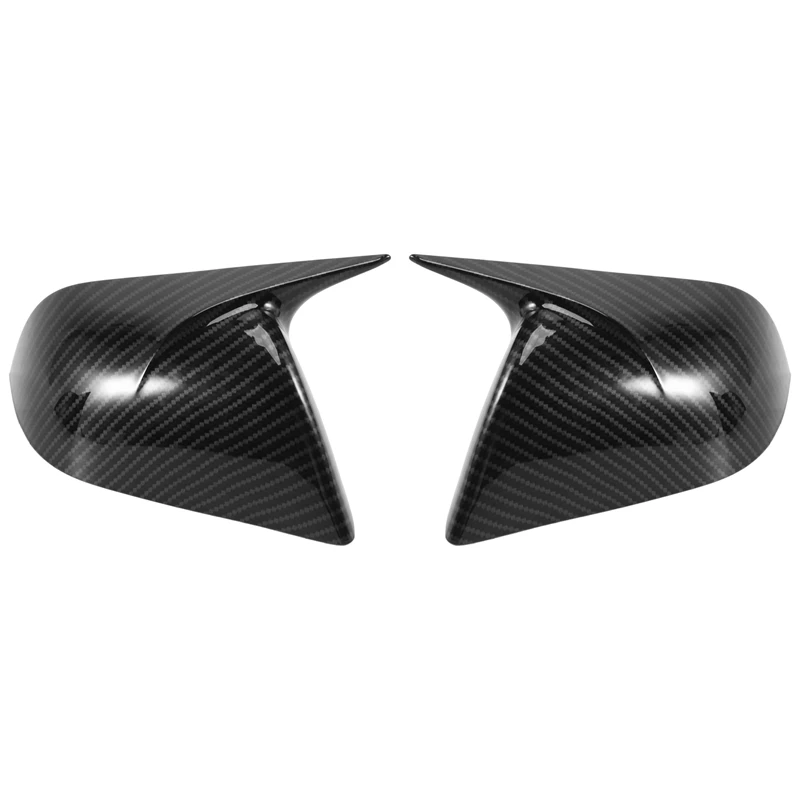 

Modified Ox Horn Rearview Mirror Cover Case For Tesla 3 2017-2022 Replacement Mirror Shell Caps Car Styling