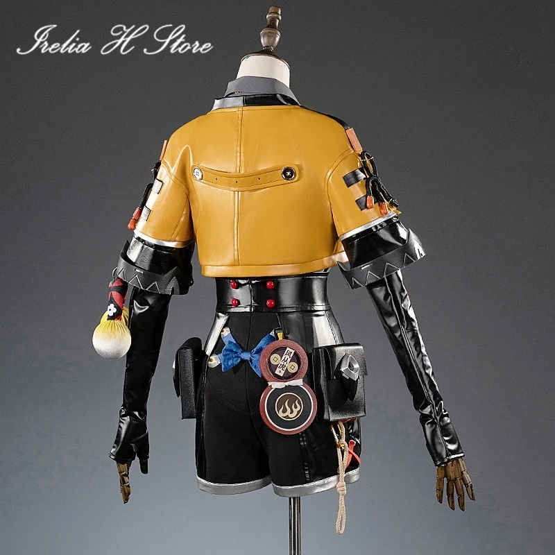 Irelia H Ju Fufu From Zenless Zone Zeroe Cosplay Costume Game Ju Fufu PU Uniform Suit Halloween Costumes