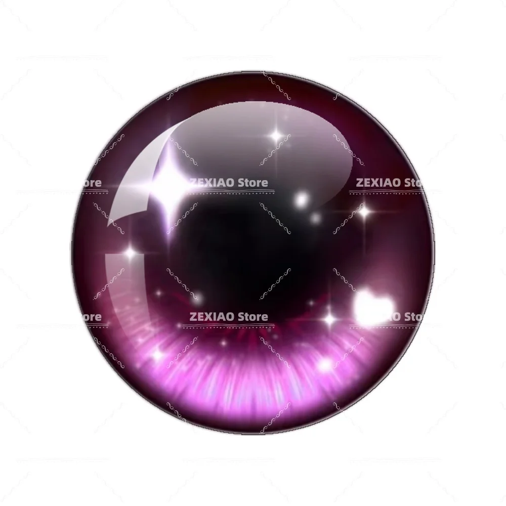 10MM-40MM Blyth Doll Eyes Creative Pattern Eye  Toy  Glass Eyes Cabochons Round Dragon Cat Eye Toys DIY Jewelry