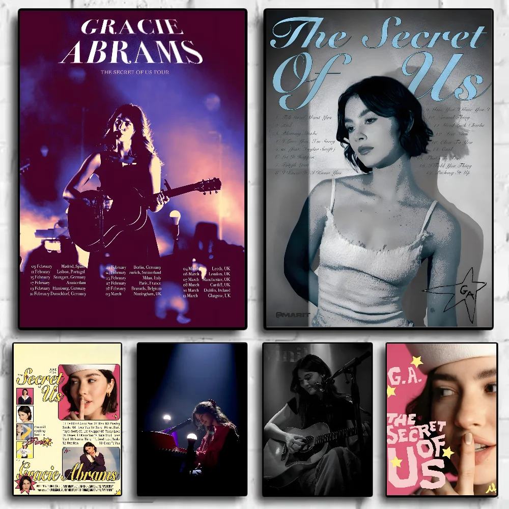 

Singer G-Gracie Abrams Poster HD art sticky wall waterproof home living room bedroom bar aesthetic decoration