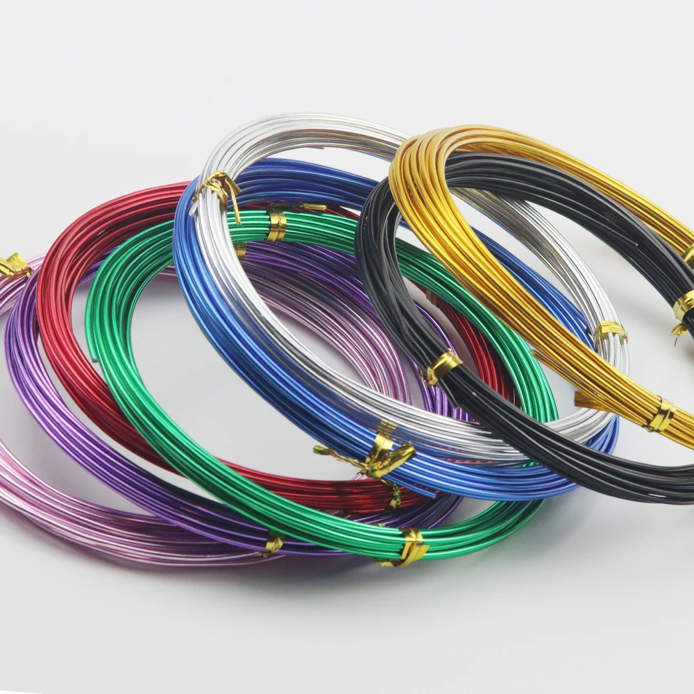 

5 м 1,5 мм гальванизированная цветная алюминиевая проволока металлическая проволока «сделай сам»