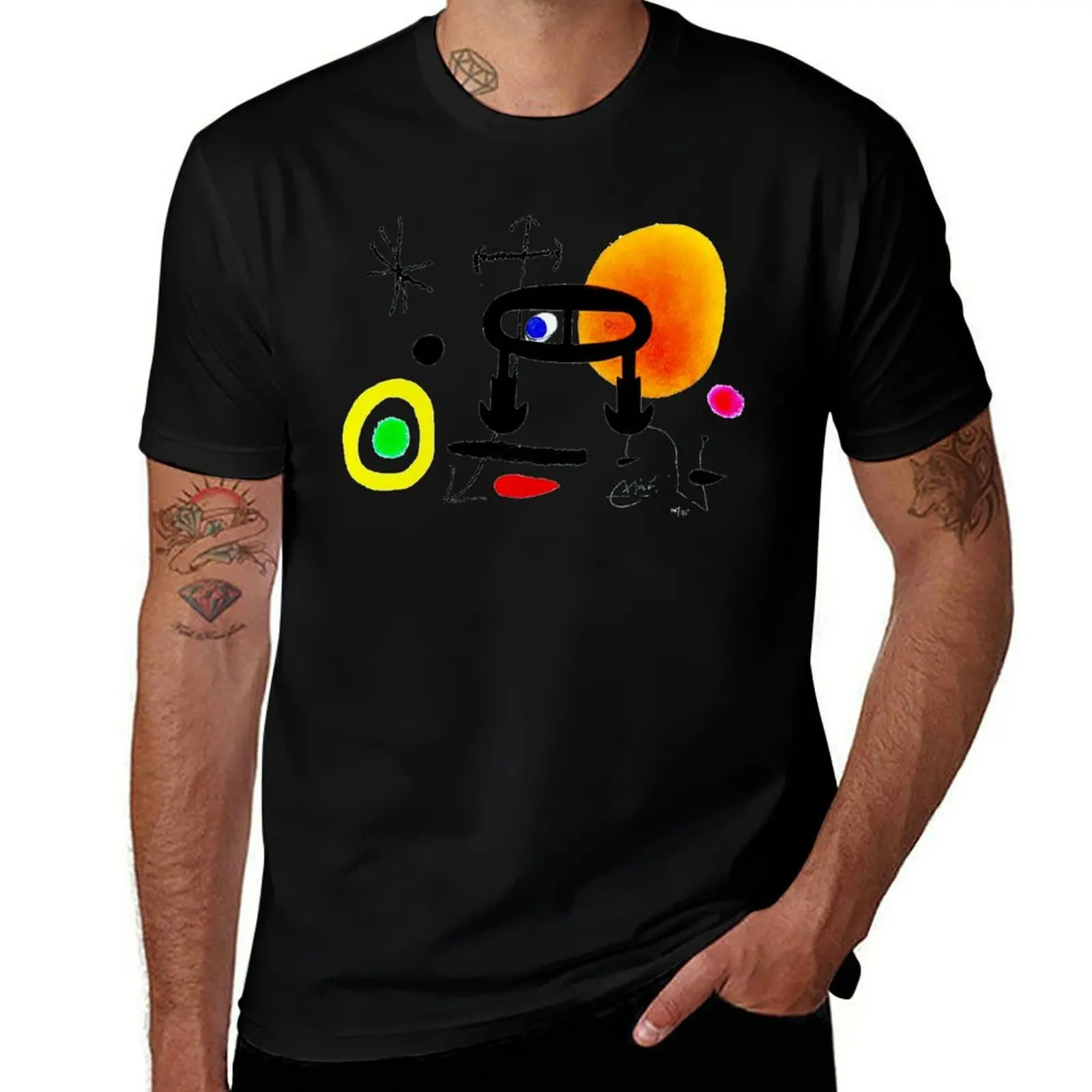 Joan Read' Miró Never How Learned Abstract Surrealism to 'I T-Shirt Work Wear Lightweight Tee