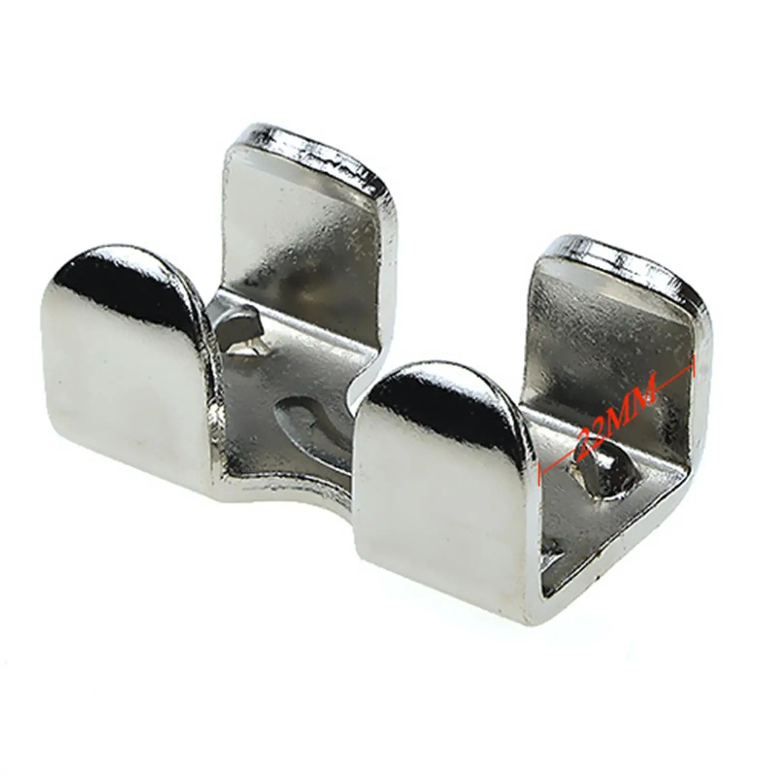 Double Rope Clamp, Metal Loop End Clip Sturdy, Lightweight Cord, Durable Rope