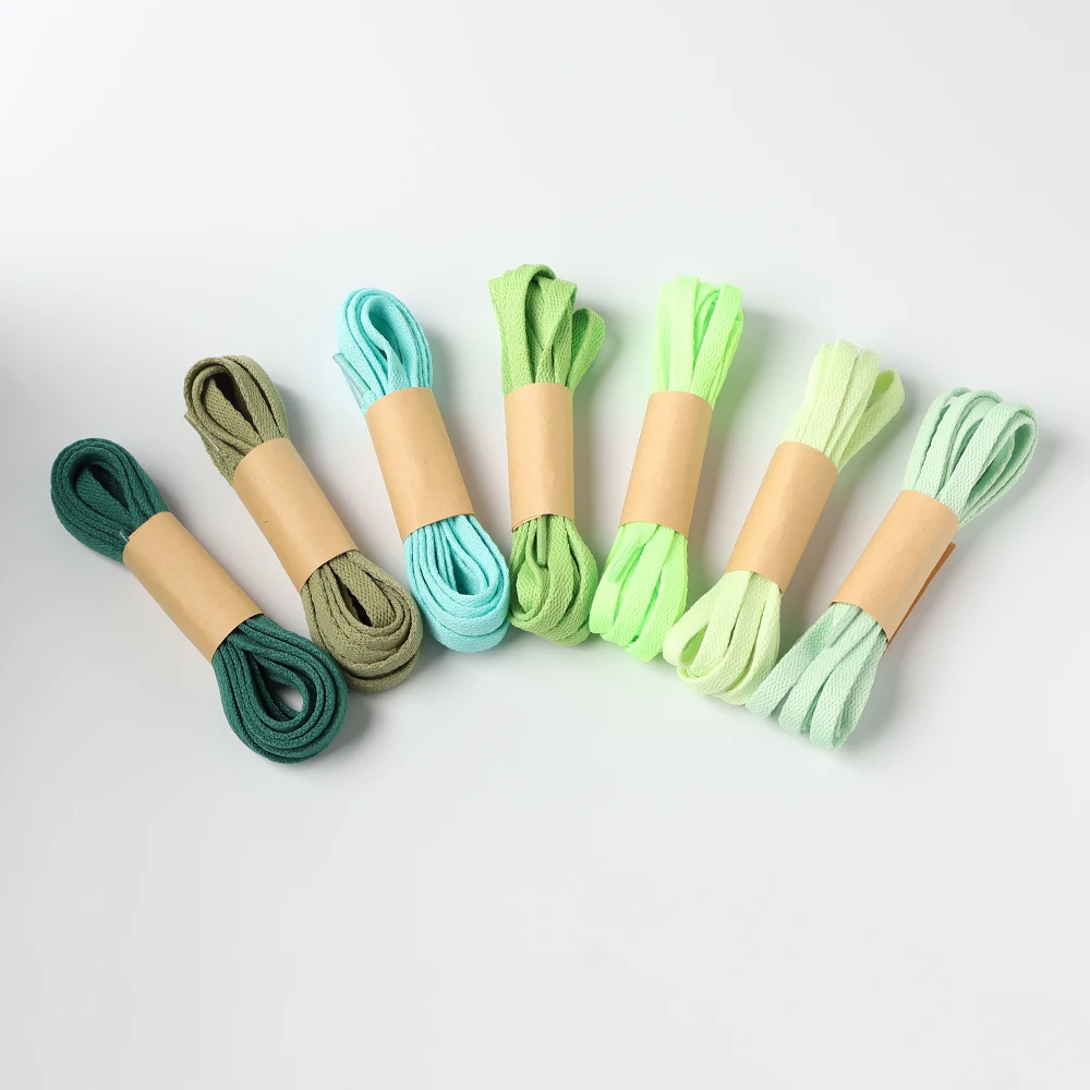 

Плоские шнурки для кроссовок, парусиновая обувь, 100/120/140 см, мятный/лесный/оливковый зеленый | Прочные и стильные кружева для мужчин и женщин.