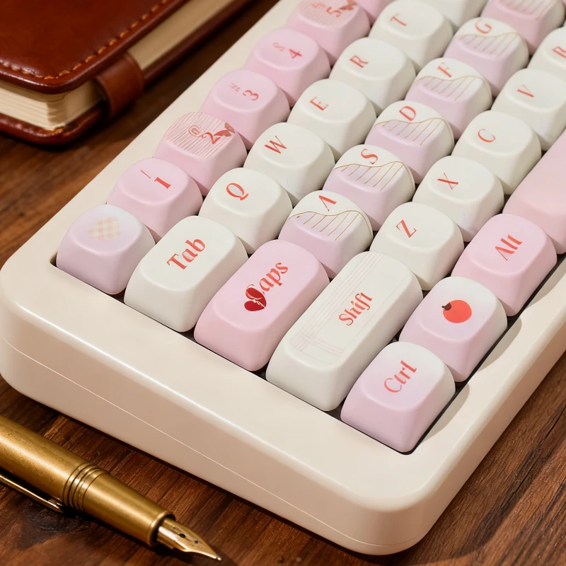 

Розовые колпачки для клавиш на заказ PBT сублимационный профиль вишня/MOA колпачок для клавиш мультяшный милый колпачок для клавиш для геймеров DIY механическая клавиатура