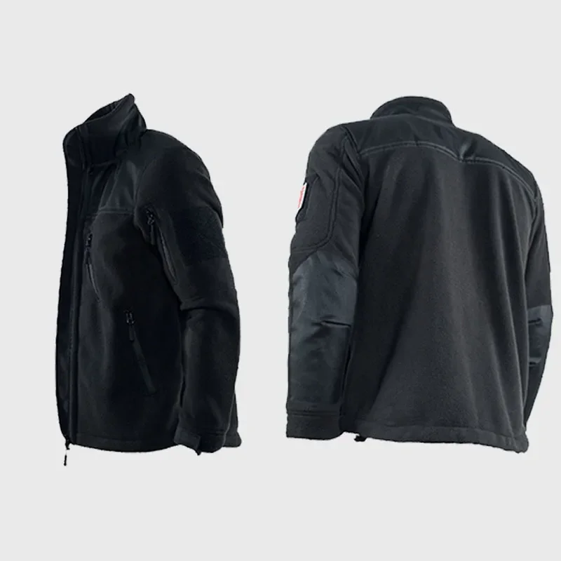 Chaqueta de lana táctica para hombre, abrigo térmico a prueba de viento, transpirable, ideal para senderismo al aire libre, acampada, otoño e invierno, novedad