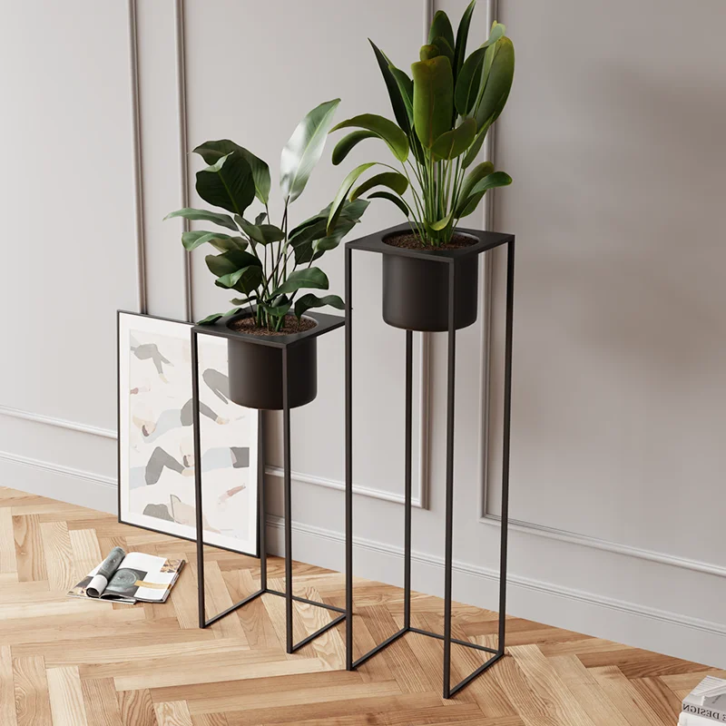 

Minimalist Indoor Plant Stand Iron Flower Shelf for Pothos & Succulents Floor Plant Shelves Modern Balcony Window Garden Rack