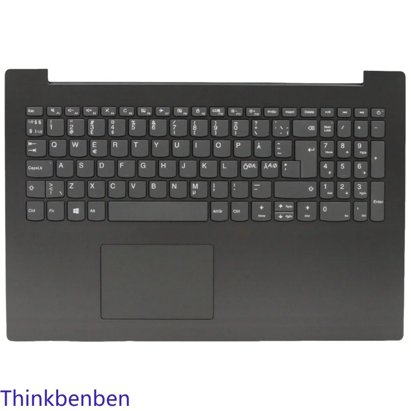 NDC Nordic Keyboard Iron Gray Upper Case Palmrest Shell Cover For Lenovo ideapad 330 15 ARR ICN Laptop 5CB0R26532