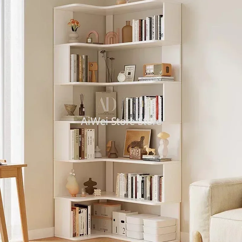 Bookcase Book Rack Bookshelf Booksellers Shelves Wall Mainstays Magazine Living Room Display Magazine Racks Nordic Furniture