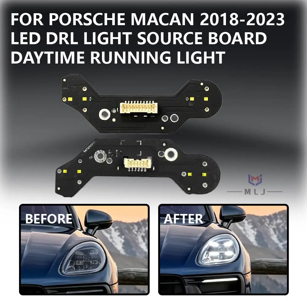 Daytime Running Light Module For 2018-2023 Porsche Macan Headlight Control DRL LED Chip Light Source Board Car Accessories