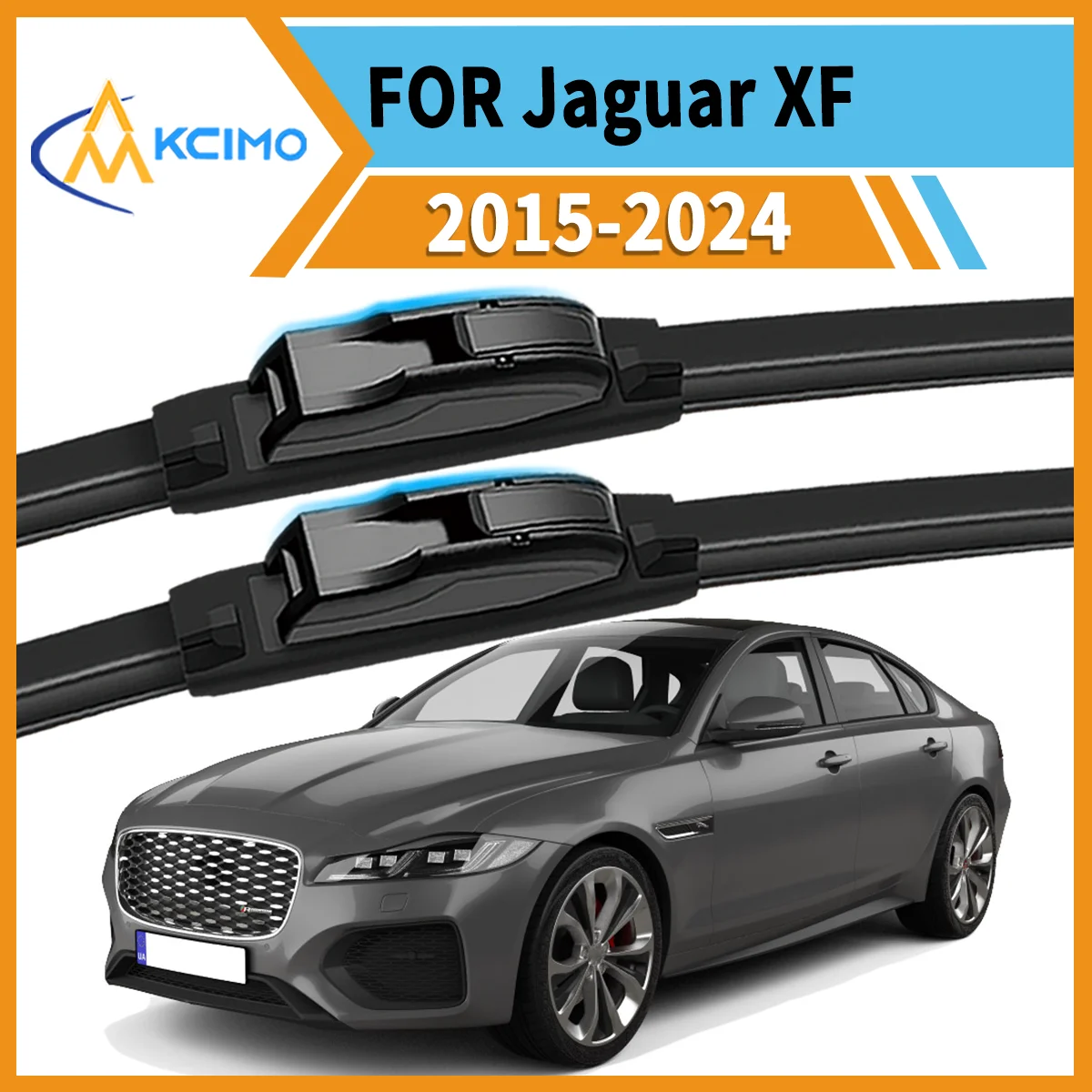 

Essential Upgrade 2PCS Windshield Wipers for Jaguar XF X260 2015-2024 All-Weather Performance Smudge-Free Clean Maximum Safety