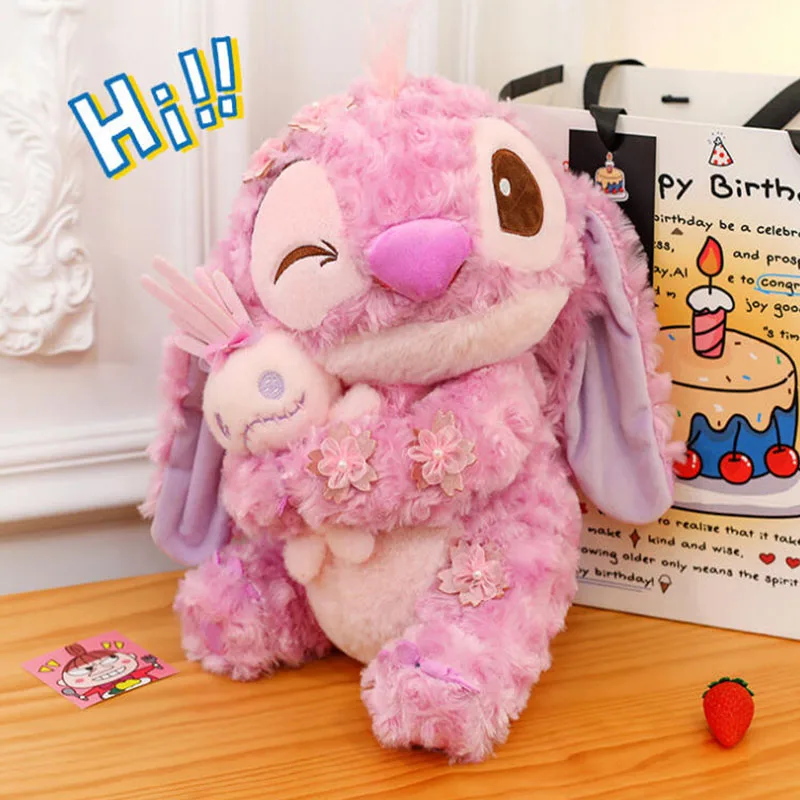 Sanrio ponto boneca de pelúcia kawaii flor de cerejeira série travesseiro de pelúcia decoração para casa sofá travesseiro crianças presente aniversário