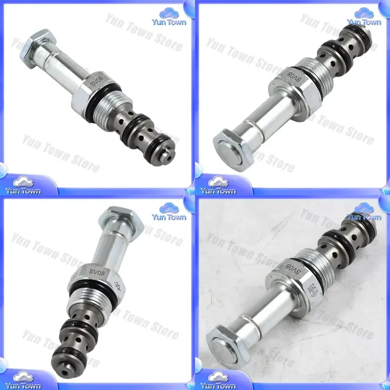 3-Way 2-Position SV08-30-0-N-00 Solenoid Operated Cartridge Selector Valve for Hydraforce SV08300N00 hydraulic valve