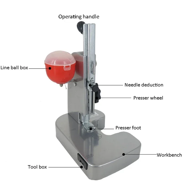 Manual All-Steel Micro Binding Machine Financial Accounting Voucher Book Punching Machine 2MM Thickness Small Binding Machine