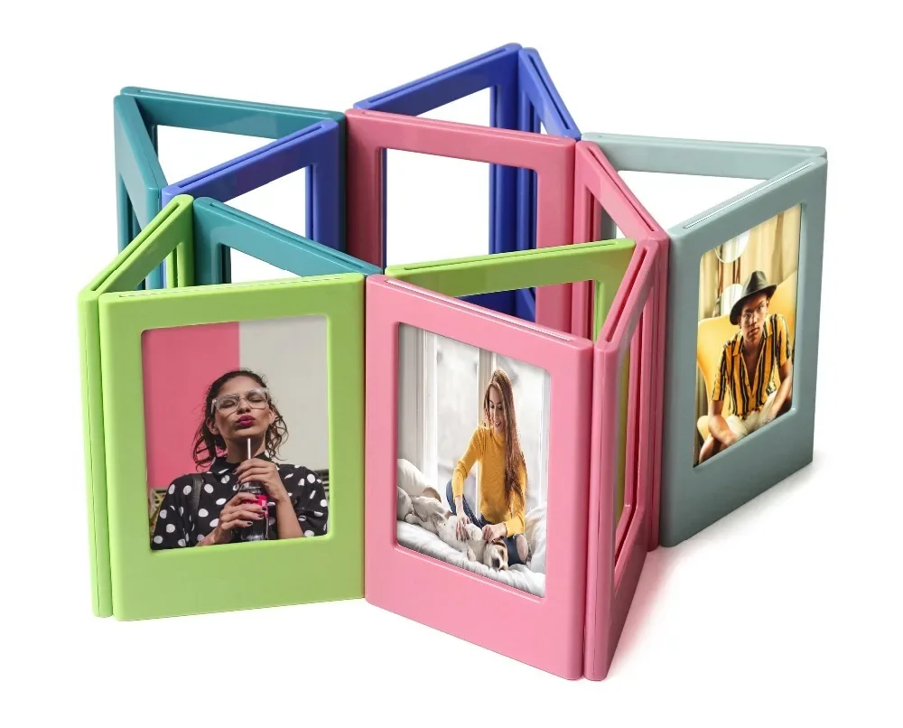 Multi-Color Magnetic Photo Holder for Fujifilm Instax Mini 3 Inch Instant Picture Frame Fit for Mini 12 11 7S 25 40 70 90 Evo