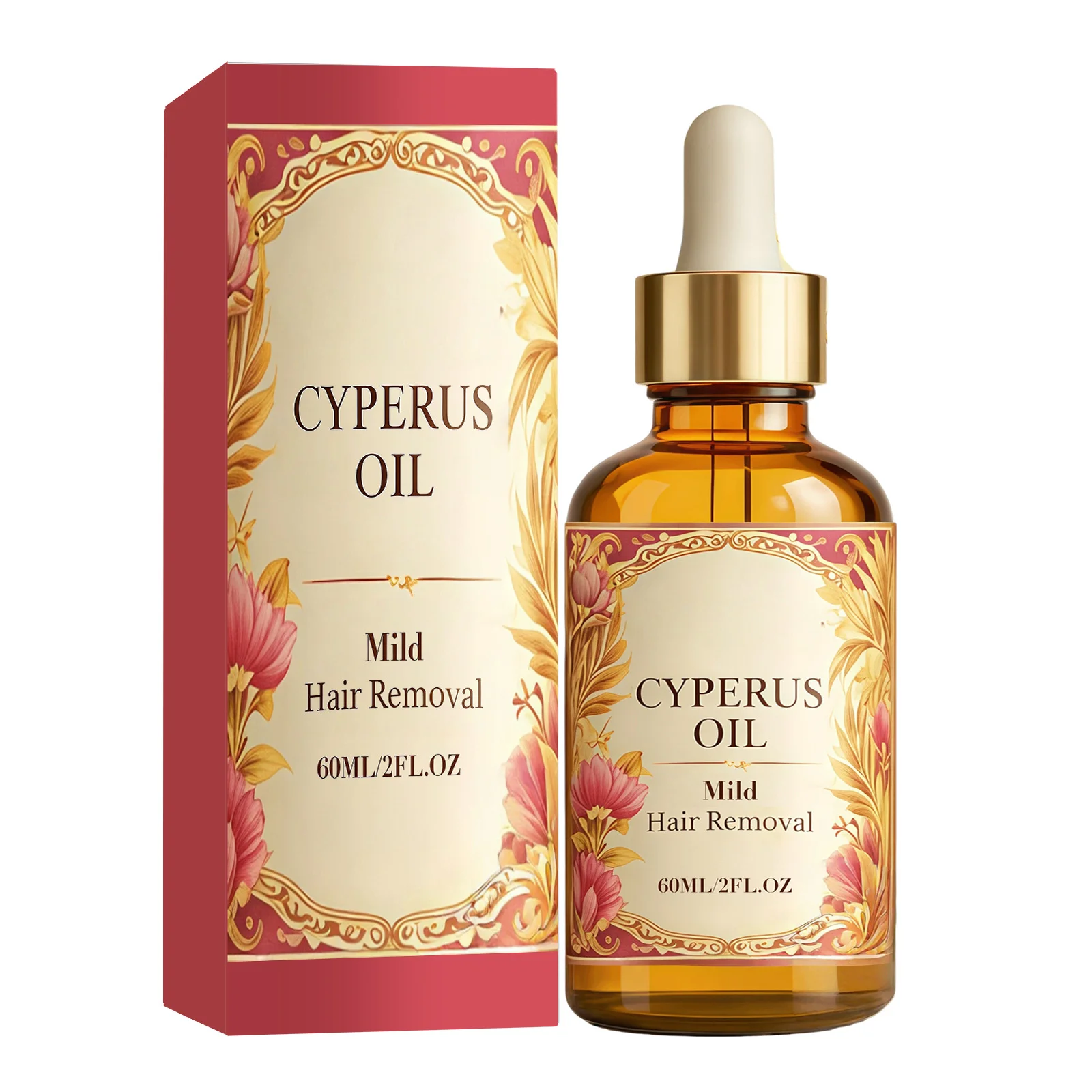 Cyperus Rotundus Hair Growth Inhibiting Oil Hair Removal Soft Smoothing Body Shrinking Pores Deep Hydration Mild After Shave Oil