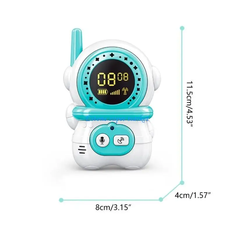 Bộ đàm 090B dành cho trẻ Đồ chơi đa chức năng để vui chơi ngoài trời và khám phá Thiết bị liên lạc cầm tay mini