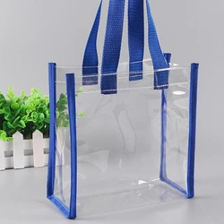 Women's Lightweight Handle Waterproof Transparent Shopping Bag Shoulder Carrying Handbag