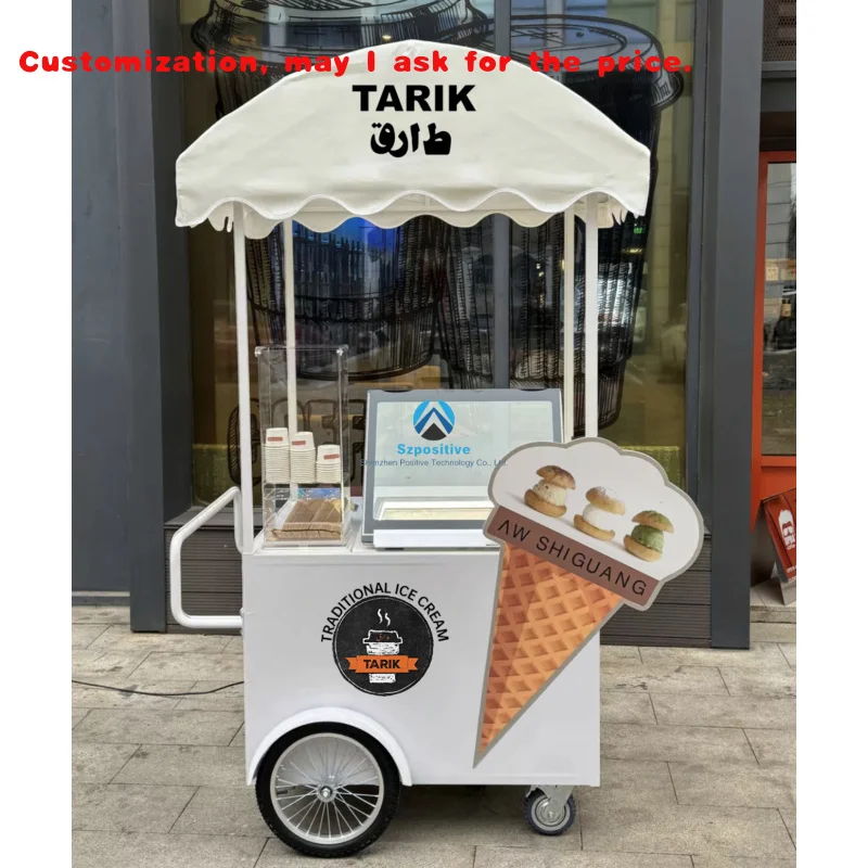 custom.Mobile Food Truck Customizable Freezer Capacity Display Cabinet Suitable and Snacks Sales Exhibition Food C