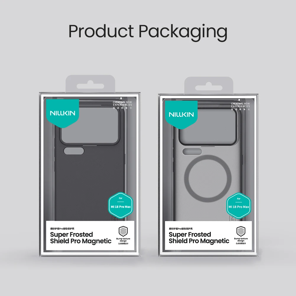 NILLKIN Schutzhülle für Xiaomi 18 Pro Max, passgenaue Hülle, magnetisch, supermatte Oberfläche, hochwertige, matte PC-Schutzhülle. – Detail 12