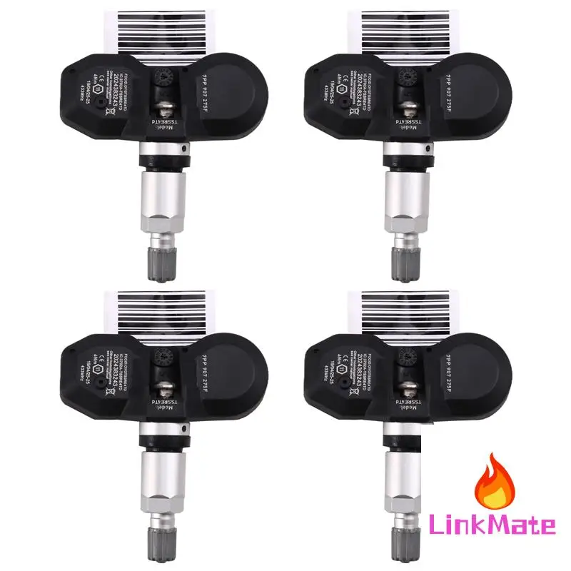 

7PP907275F 4F0907275B TPMS 433MHZ For A4 A6 A8 Q7 Porsche 911 Boxster Cayenne VW Touareg Tire Pressure Sensor 4PCS