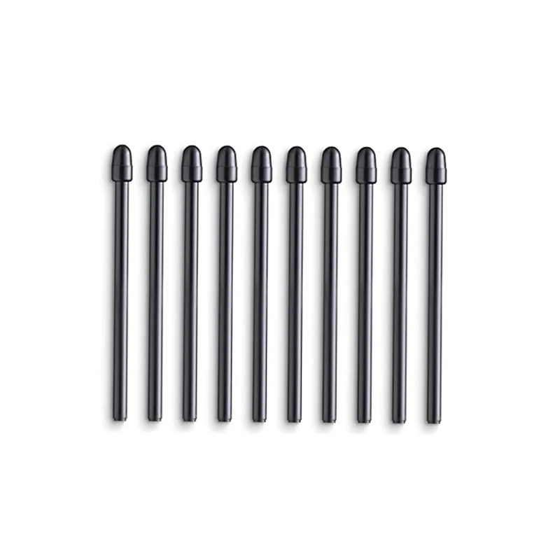 10 Pcs / Lot Standard Black Nib for Wacom Pro Pen 2 Intuos Pro, Intuos 3 4 Cintiq 16 22 Mobile Studio Pro