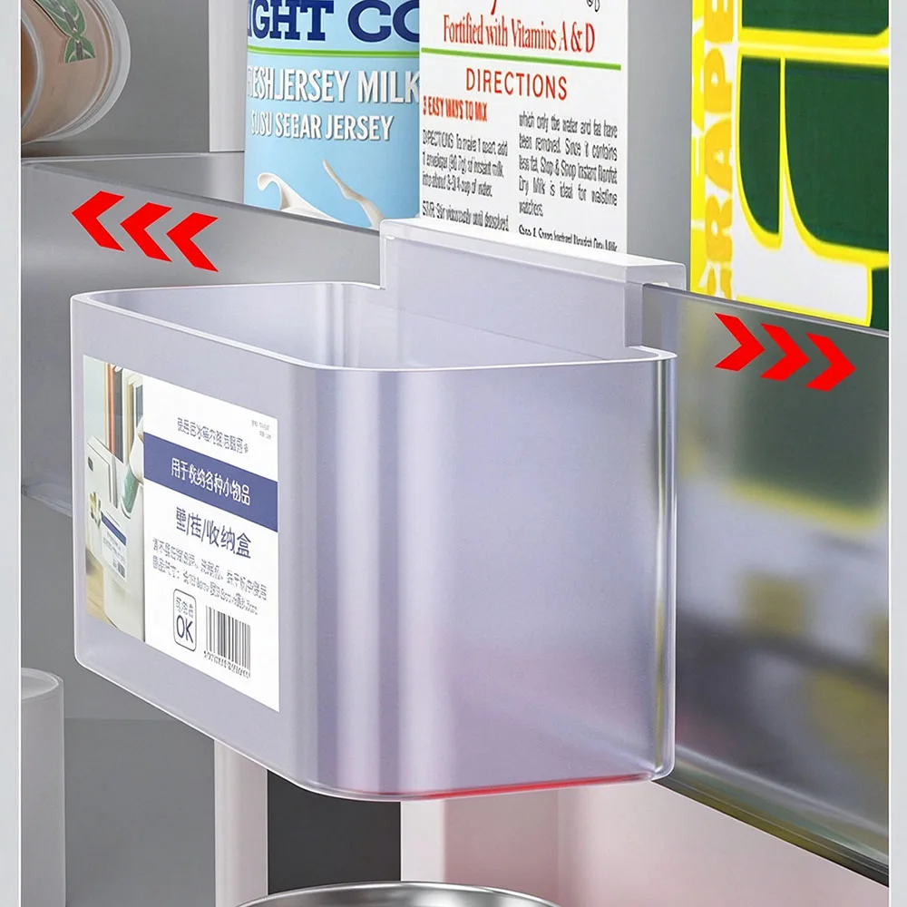 Refrigerator Seasoning Storage Box Kitchen Goods Sauce Bag Rack Mini Storage Rack Holder Kitchen Organizer And Storage Rack