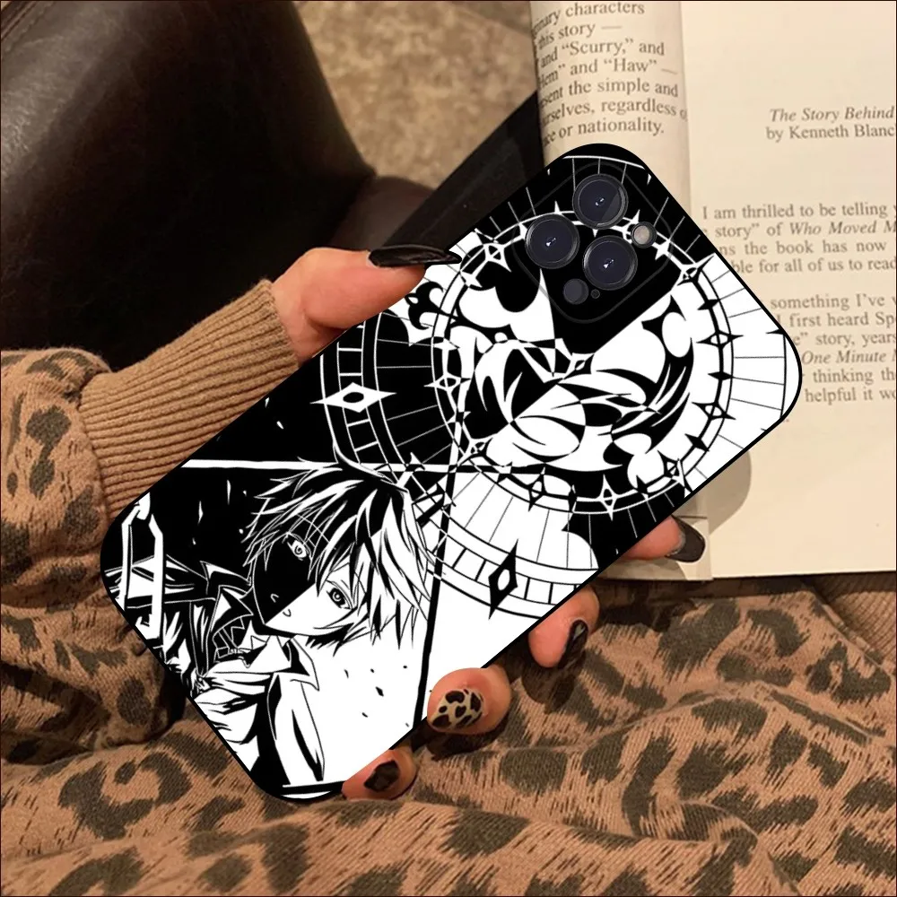 Comic Cartoon Pandora Hearts Phone Case For iPhone 14 11 12 13 Mini Pro XS Max Cover 6 7 8 Plus X XR SE 2020 Funda Shell