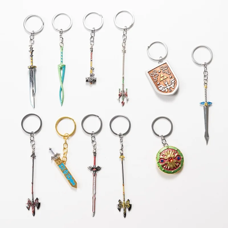 

Hot Game The Legend and Of Zeldas Series Alloy Key Chain Cartoon Creativity Exquisite Backpack Pendant Boys and Girls Gift