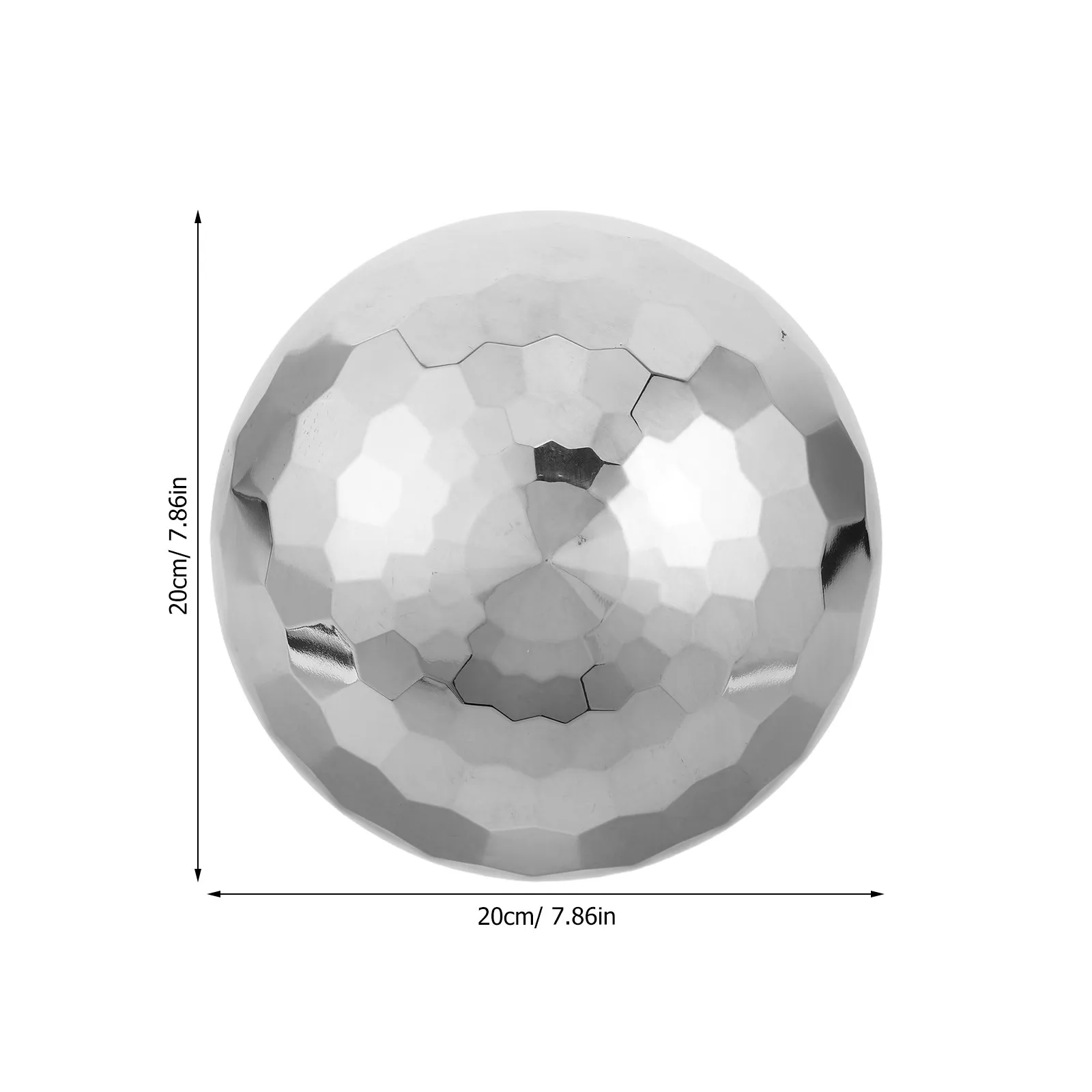 200Mm Stainless Steel Reflective Gazing Ball Garden Mirror Sphere Floating Pond Orb Seamless Hollow Polished Decorative Metal