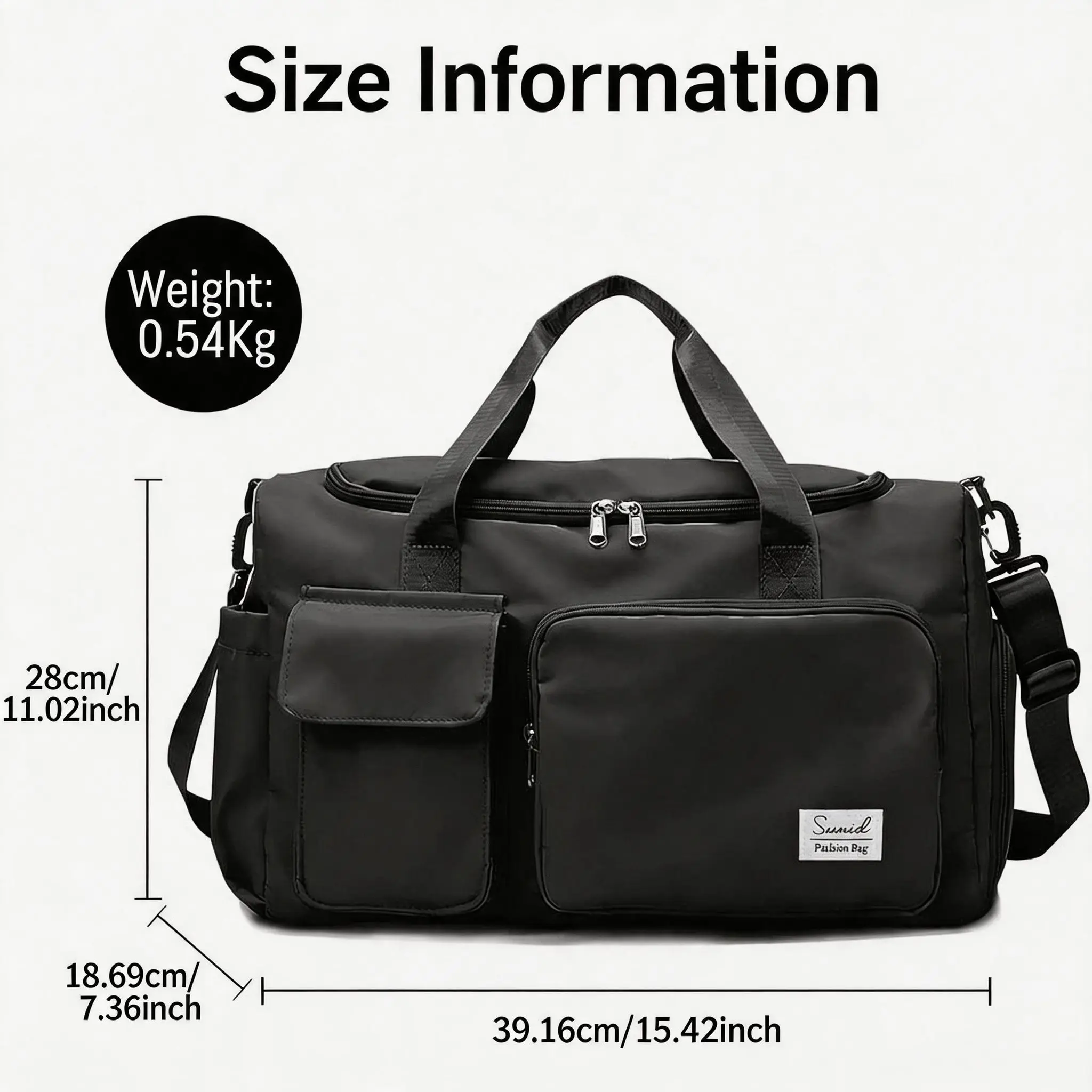 Simple Lightweight Tote Bag Outdoor Crossbody Bag for Daily Commute