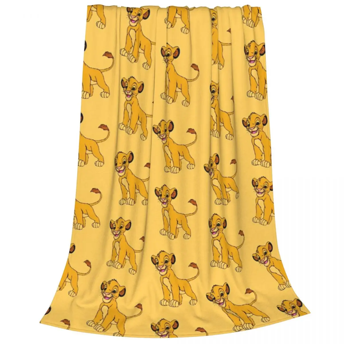 Lion King Simba Cartoon coperta copertura flanella Cute Super Soft Throw coperte per biancheria da letto divano camera da letto trapunta