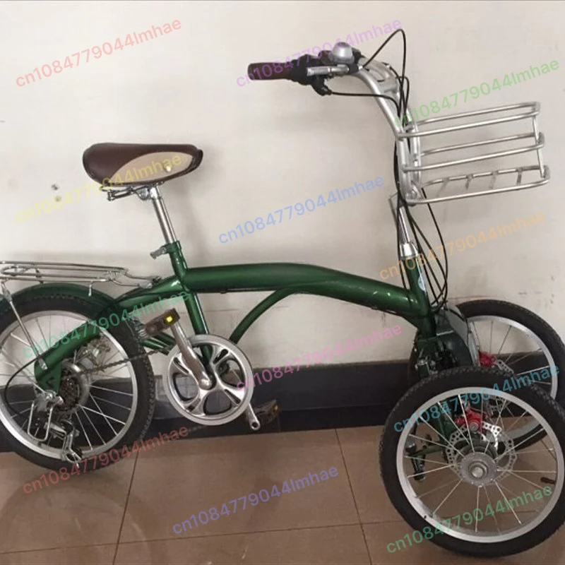 Casual Elderly Shock Absorber 6 Variable Speed Reverse Tricycle