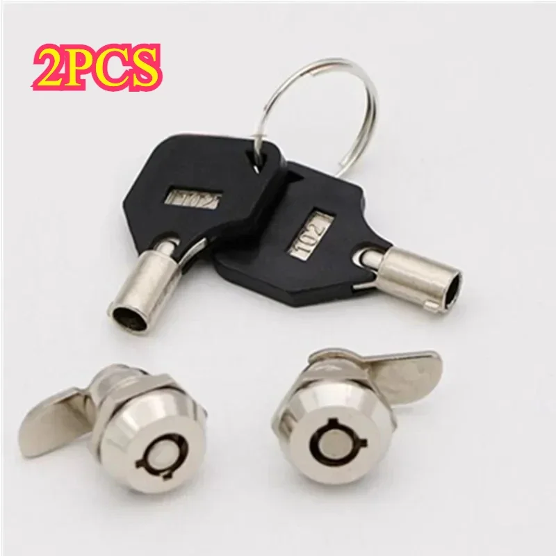 2PCS Xiaomei marble lock, small tongue computer case toolbox lock, attendance machine lock, small round lock MS102