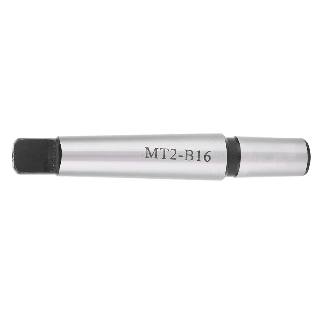 

MT2 B16 Drill Chuck Arbor Heat Treated Steel Ground Tang End Tang End Drill Chuck Ground Shank High Hardness