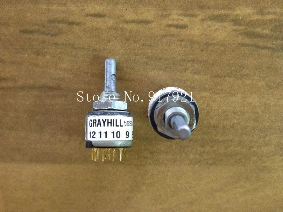 [ZOB] The United States GRAYHILL 56SDP30-01-1-A1002C1 rotary dial switch DN2113517 encoding  --3pcs/lot