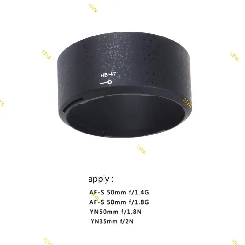 

15YA HB47 Embossed Camera Lens Mount Accessory for 50mm f/1.4G 1.8G