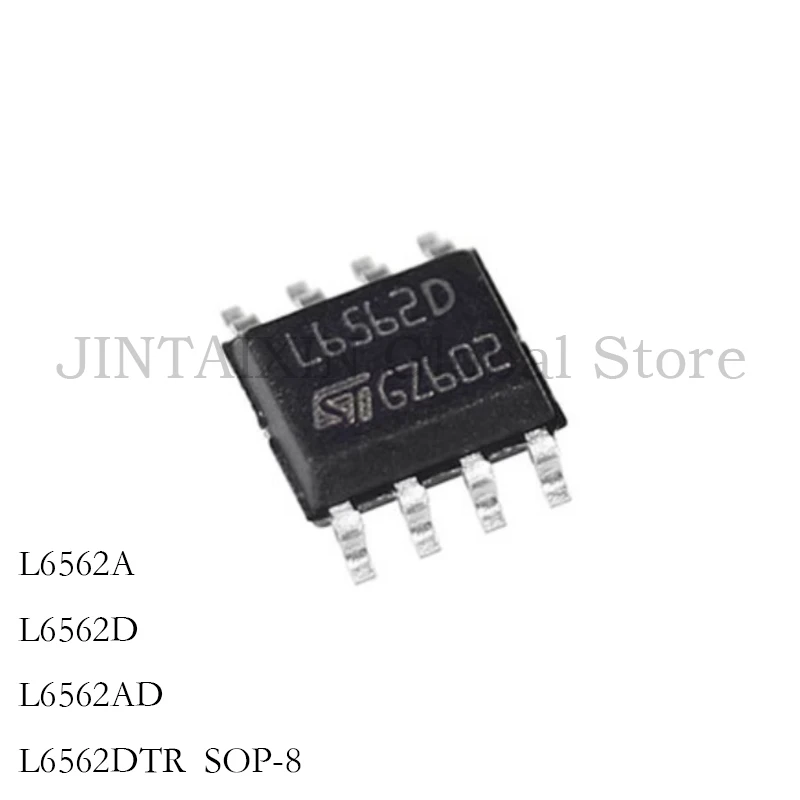 10Pcs L6562 L6562D L6562A L6562DTR L6562AD SOP-8 IC Chip In Stock Wholesale