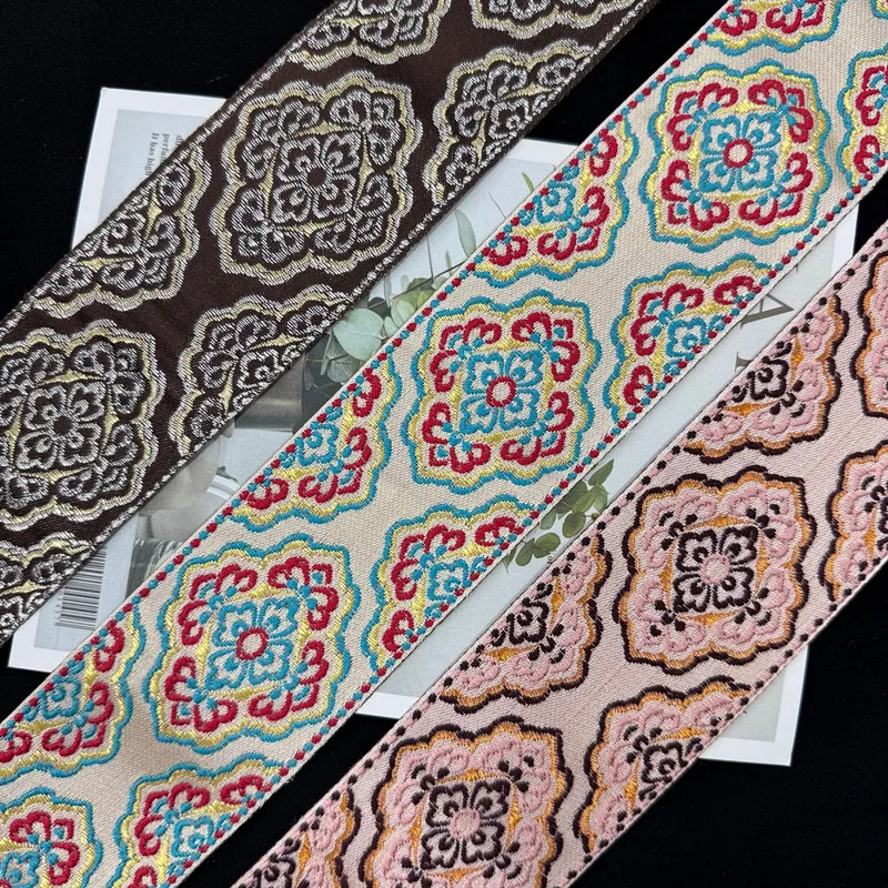 

Декоративная жаккардовая тесьма шириной 6 см в европейском классическом стиле для окантовки наволочек, подушек и DIY-обивки, 25 м