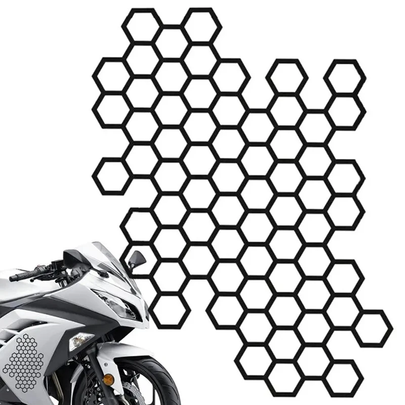 

Motorcycle Sticker Honeycomb Helmet Decals Stickers Decals Waterproof Car Refit Creative Body Decoration Bumper Sticker