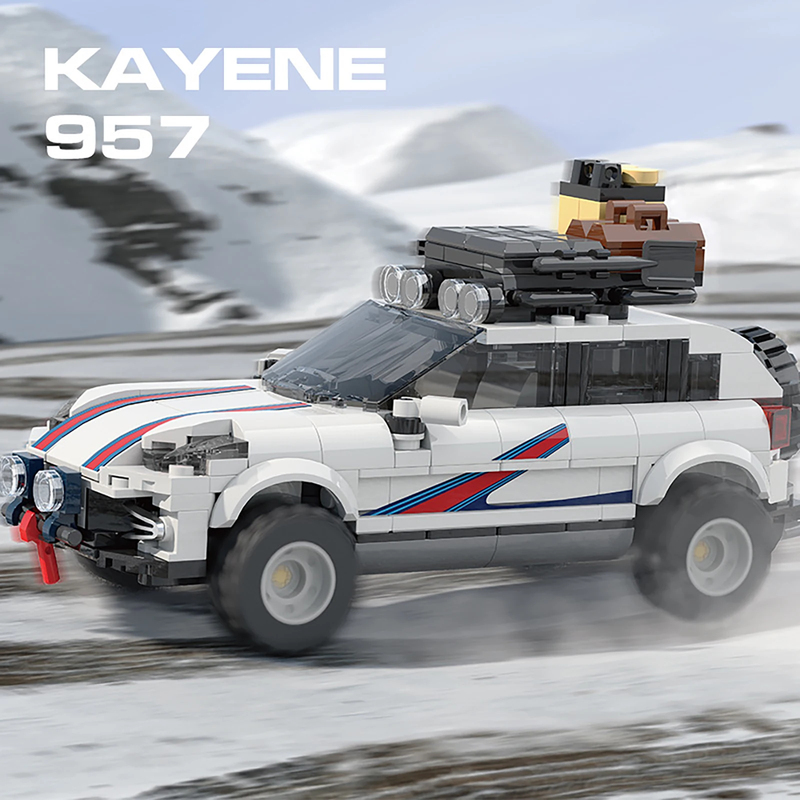 406PCS Off-Road Reisenden SUV Bausteine DIY Abenteuer Fahrzeug MOC Kreative Ziegel Set STEM Spielzeug Desktop Display für kind Erwachsene