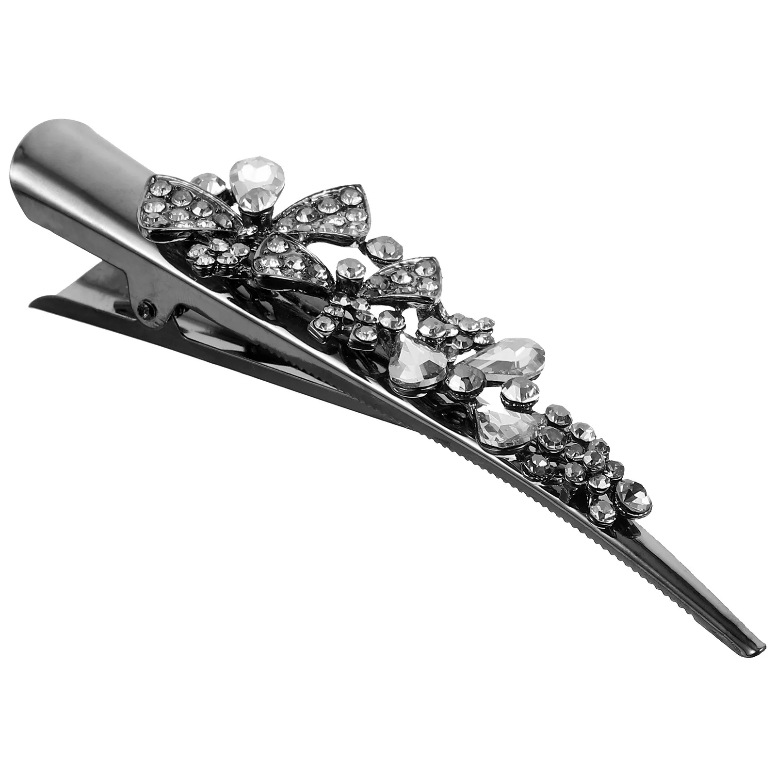 

Rhinestone Hair Clip Women Vintage Large Hairpin Elegant Decoration for Beauty Pageants Banquets Engagements Hair Clips