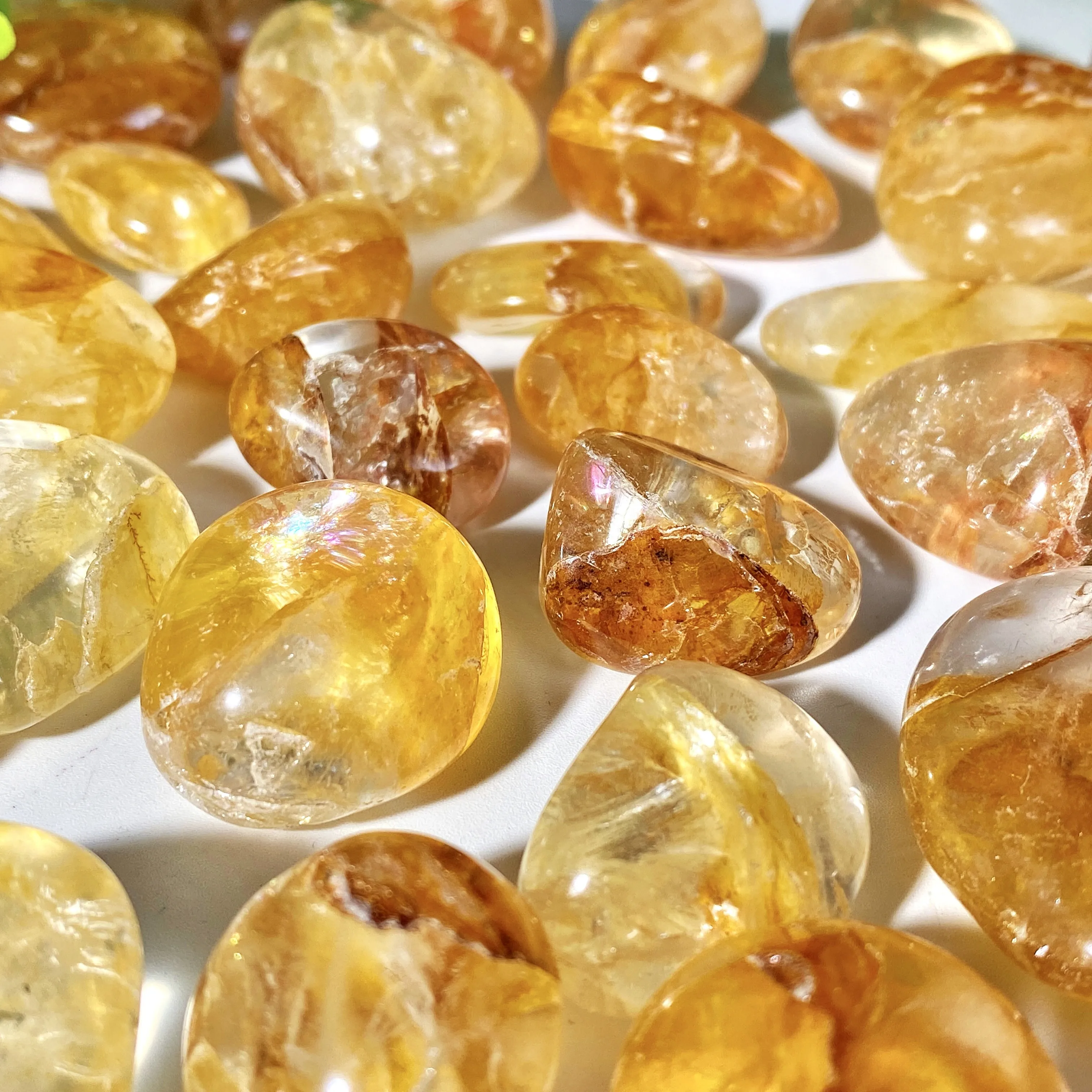 معالج ذهبي أحجار كريستال طبيعية ، كوارتز ، معادن ، أحجار كريمة ، لمعان ، جودة عالية ، 5 * * ، 10-50 *