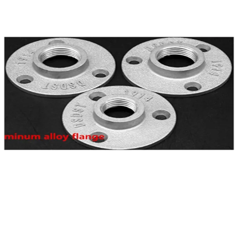 10pcs Iron Pipe Fittings Wall Mount Floor Antique DN15 Flange Piece Hardware Tool cast iron flanges gietijzeren buisleidingen