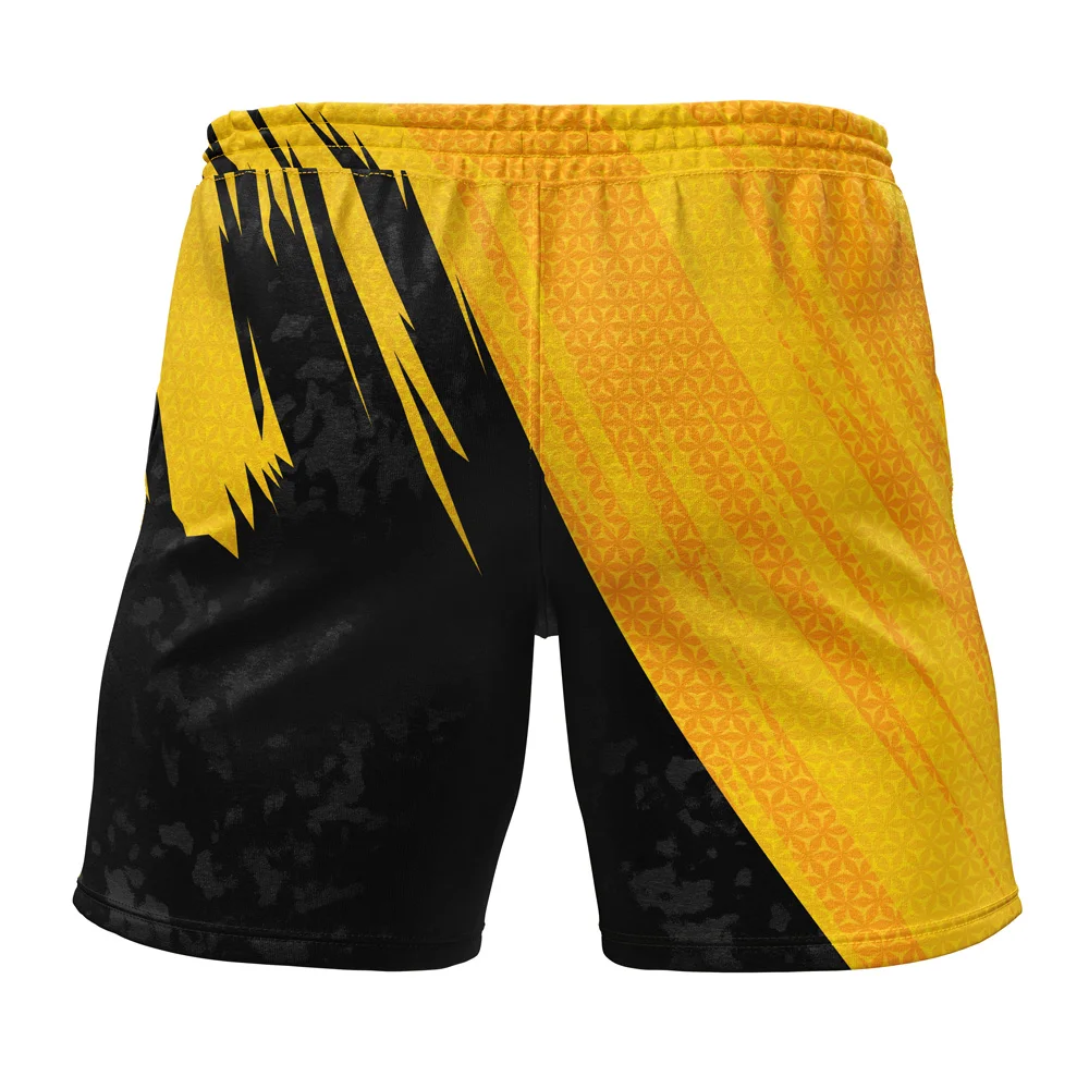 Anime pants 3D digital printing summer men's fitness shorts quick-drying mesh shorts sports and leisure