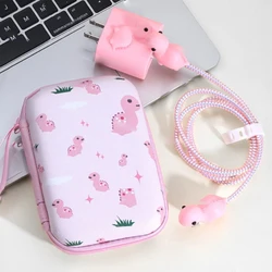 6PCS Ins Cable Protector For 18W/20W Charger Protective Case With Storage Bag Cable Management Wire Cord Organizer